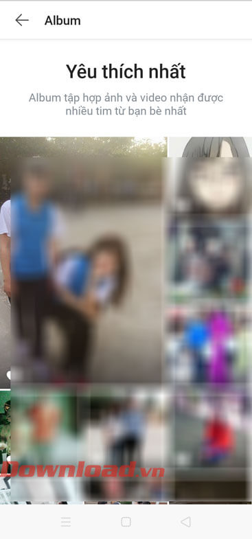 Ảnh được yêu thích nhất