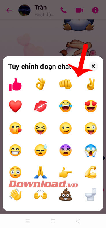 Chọn biểu tượng cảm xúc