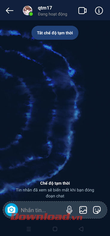 Chế độ tạm thời trên Instagram