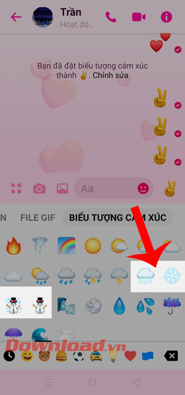 Chọn biểu tượng cảm xúc