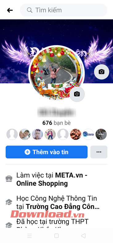 Đã chèn khung vào ảnh đại diện