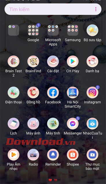 Giao diện ứng dụng