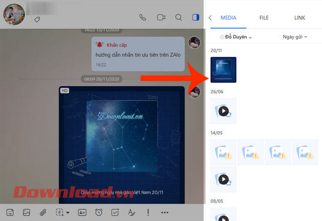 Toàn bộ dữ liệu mà mình đã gửi