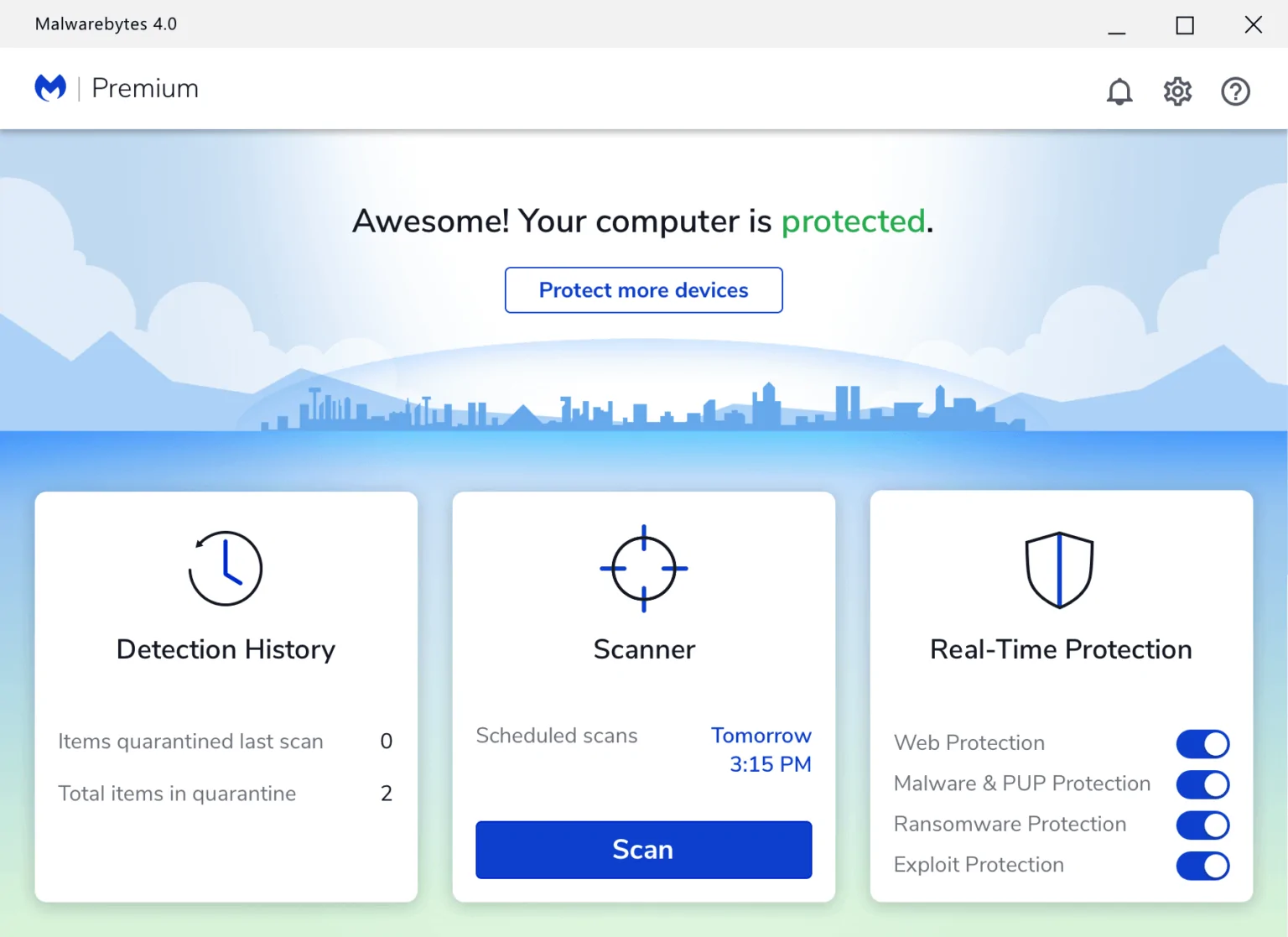 Phần mềm diệt virus Malwarebytes