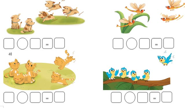 Viết phép tính thích hợp