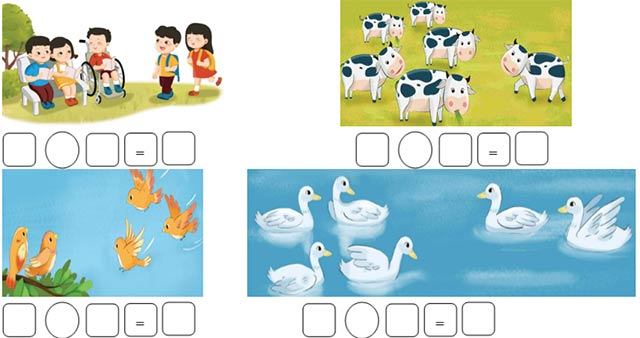 Viết phép tính thích hợp