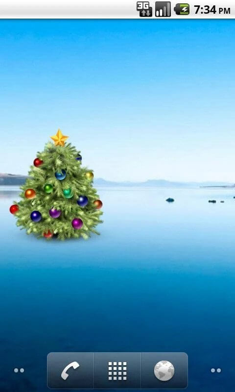 Widget cây thông Noel