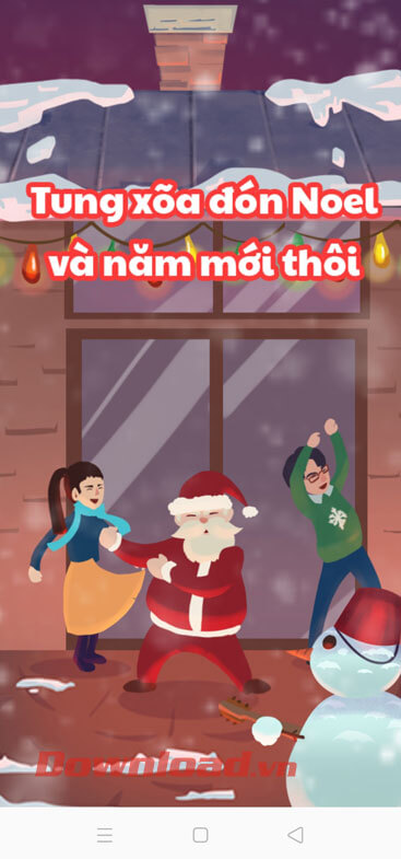 Hiệu ứng sticker Noel