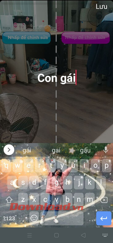 Thay đổi nội dung 