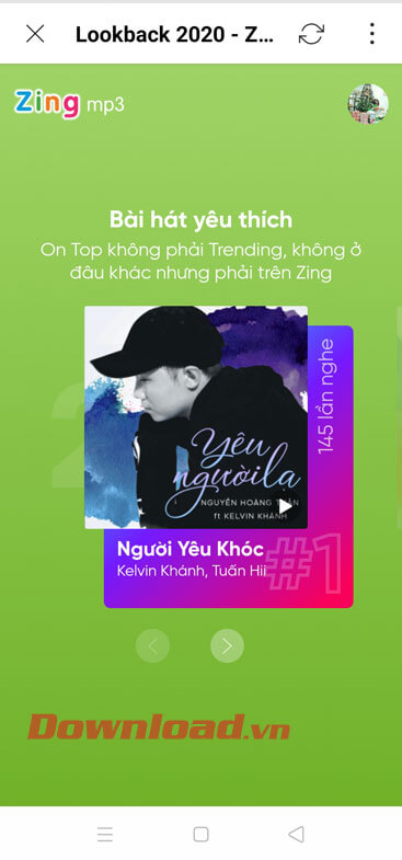 Bài hát nghe nhiều nhất