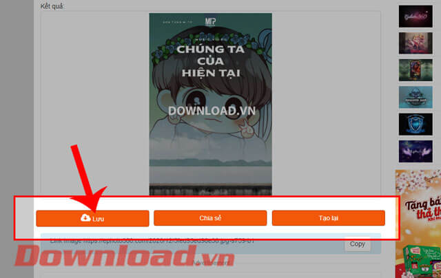 Lưu lại hình ảnh 