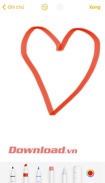 Vẽ đường nét nên màn hình 