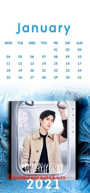 Lịch 2021 từ ảnh 