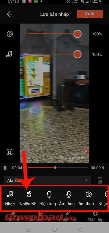 Chỉnh sửa lại video