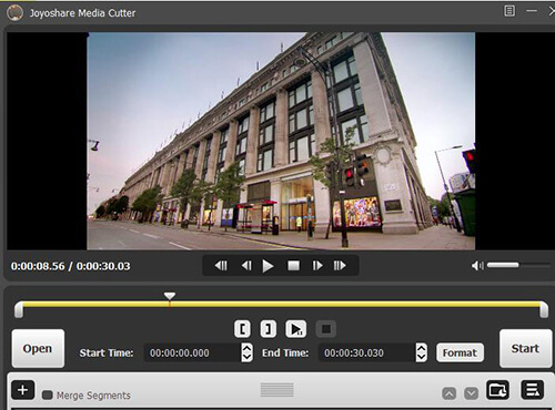 Giao diện Joyoshare Media Cutter
