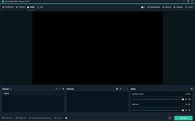Phần mềm Streamlabs OBS