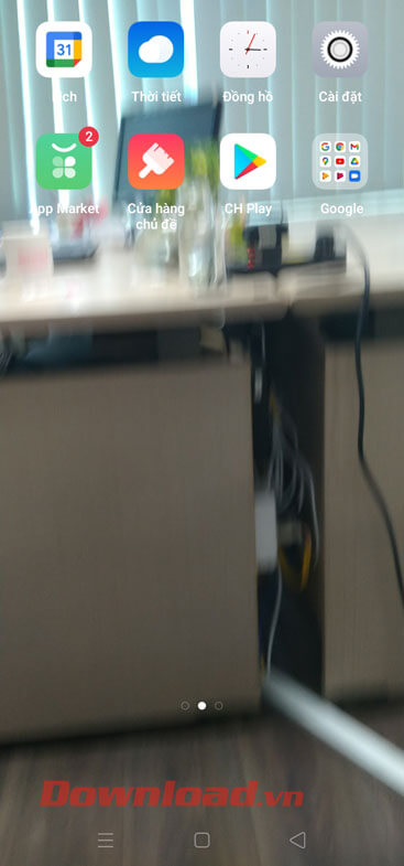 Hình nền trong suốt trên điện thoại