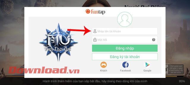 Đăng nhập tài khoản 