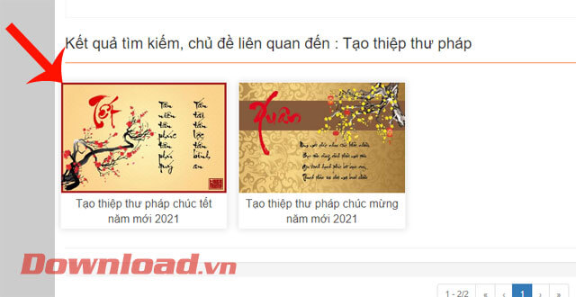 Chọn mẫu thiệp