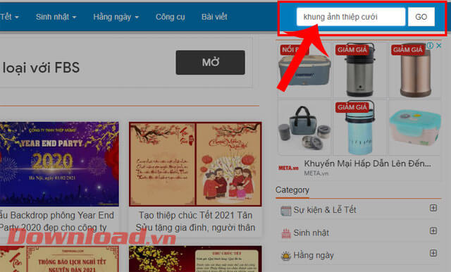 Nhập từ khóa "Khung ảnh thiệp cưới"