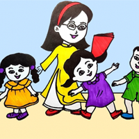 Viết đoạn văn tả cô giáo bằng tiếng Anh (Từ vựng + 19 mẫu)