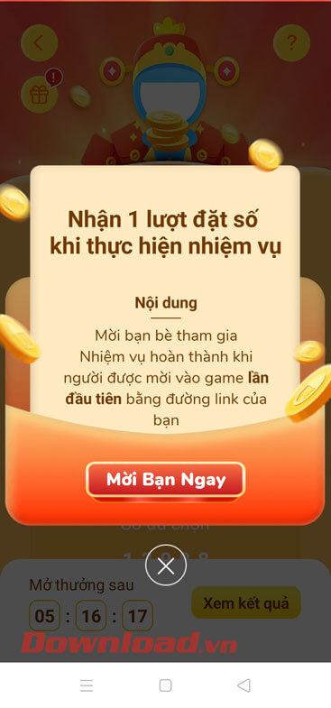 Mời bạn bè