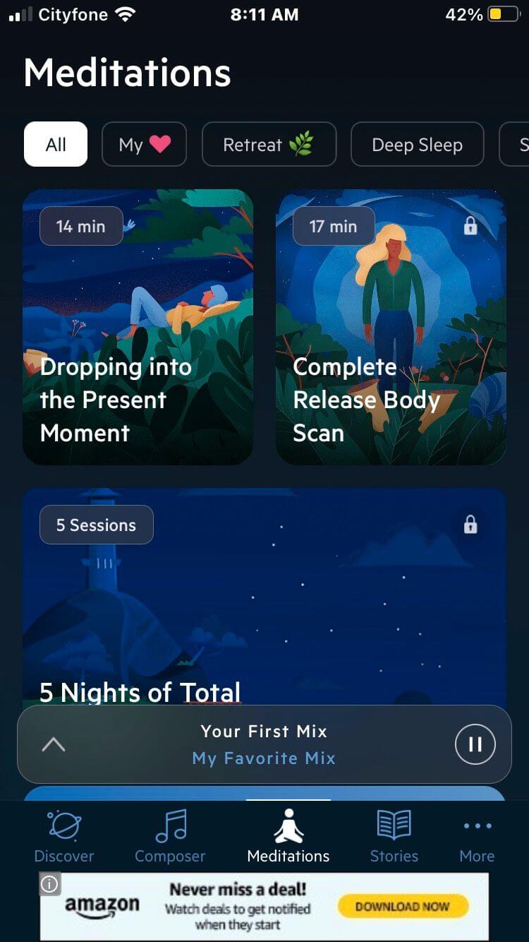 Ứng dụng Relax Melodies: Sleep Sounds