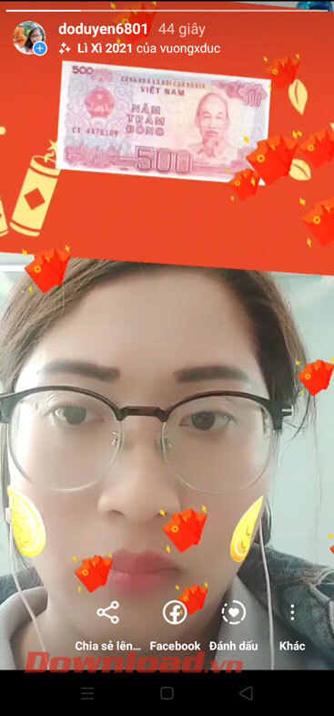 Video đã được đăng lên Instagram