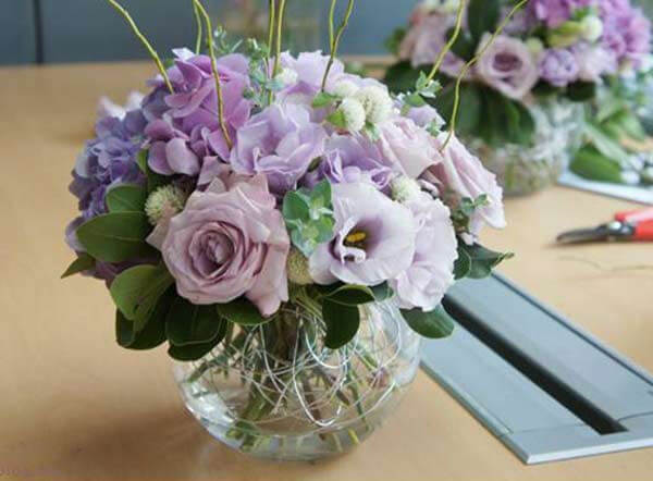 Cắm hoa Tường Vi