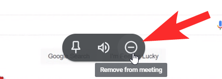 Bỏ chia sẻ màn hình Google Meet
