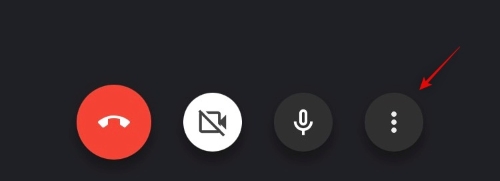 Icon menu Google Meet trên iPhone