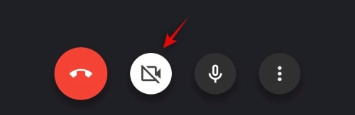 Nút dừng chia sẻ màn hình trên Google Meet