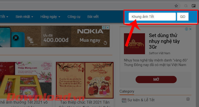 Nhập từ khóa "Khung ảnh tết"