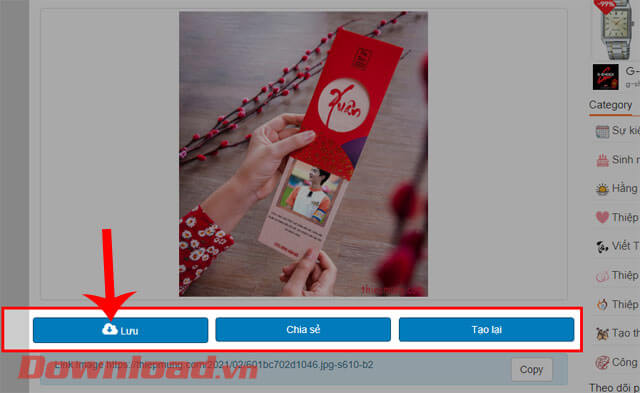 Click vào nút Lưu