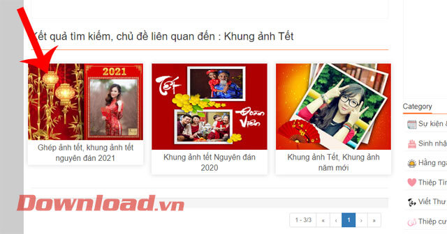 Chọn kiểu khung ảnh Tết