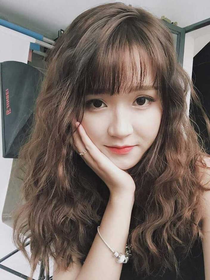 Tóc xoăn sóng nước lọn to