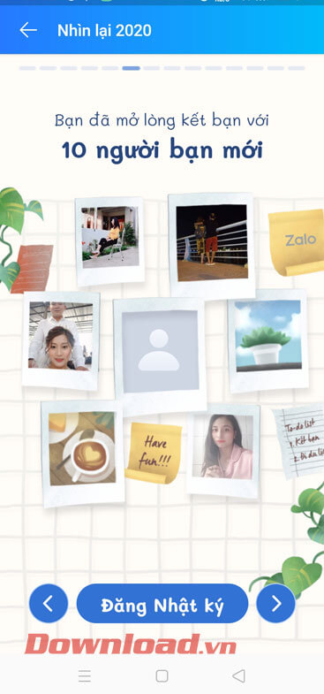 Bạn bè mới kết bạn trong năm 