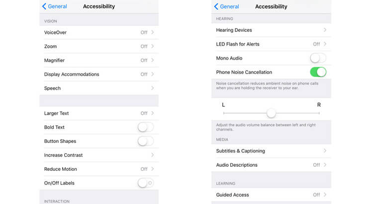 Cài đặt Trợ năng trong iPhone
