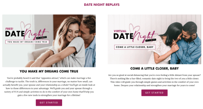 Web tìm ý tưởng hẹn hò online