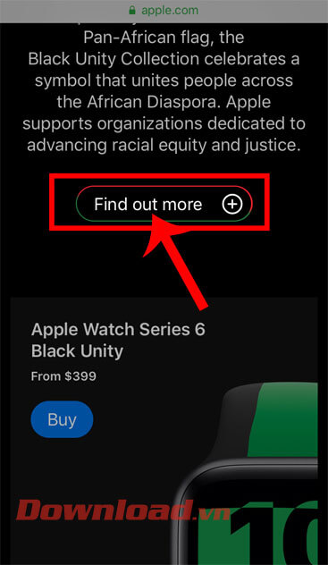 Nhấn vào nút Find out more
