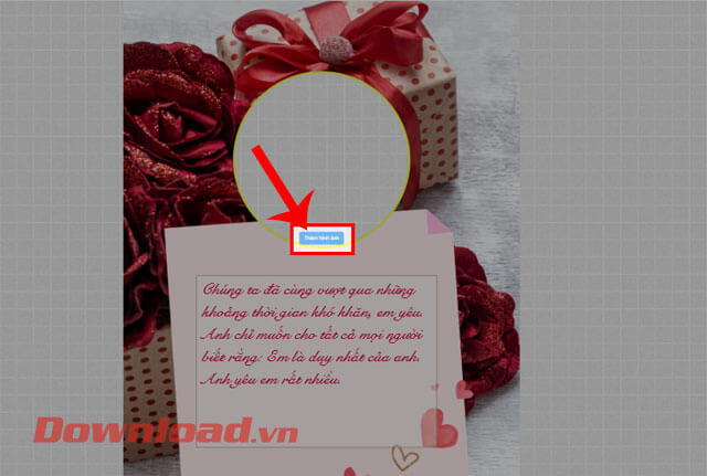 Click chuột vào nút Thêm ảnh