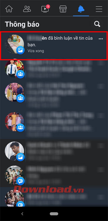 Thông bào có người bình luận vào bản tin