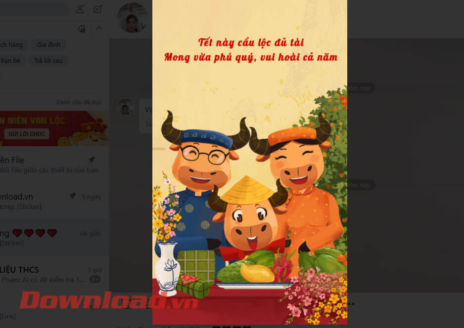 Sticker Tân niên vạn lộc