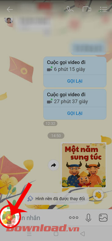 Chạm vào biểu tượng quả dưa hấu