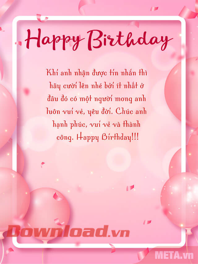 Thiệp mừng sinh nhật