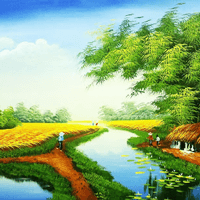 Viết một đoạn văn ngắn tả cảnh quê hương em (66 mẫu)