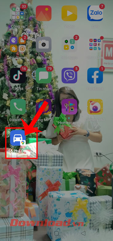 Đã thêm tuyến đường ra màn hình chính