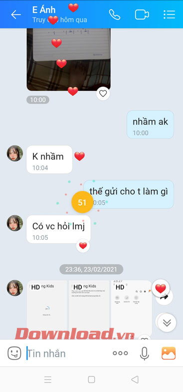 <p><strong>Bước 4:</strong> Để thả nhiều icon cảm xúc cùng một lúc, thì hãy <strong>nhấn liên tục vào