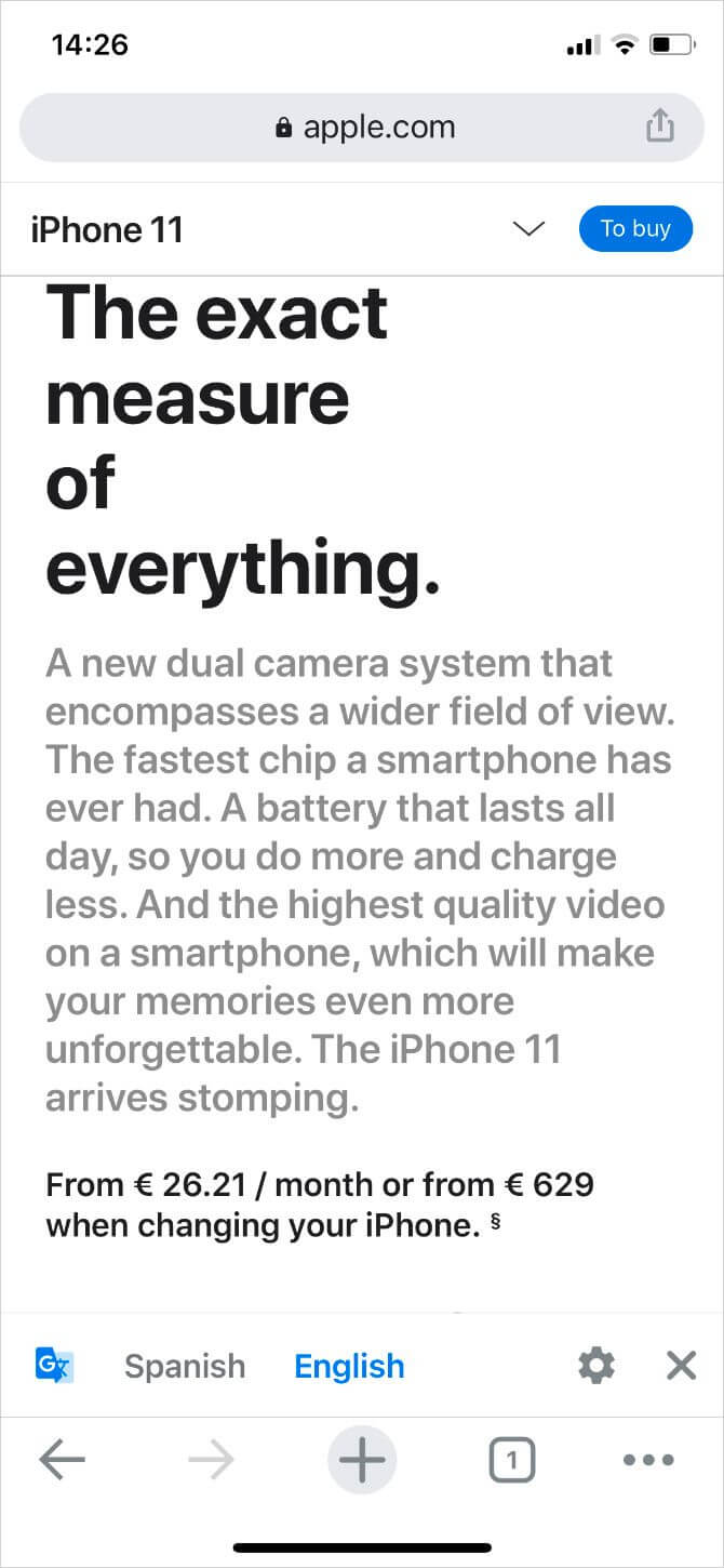 Dịch web trên Chrome