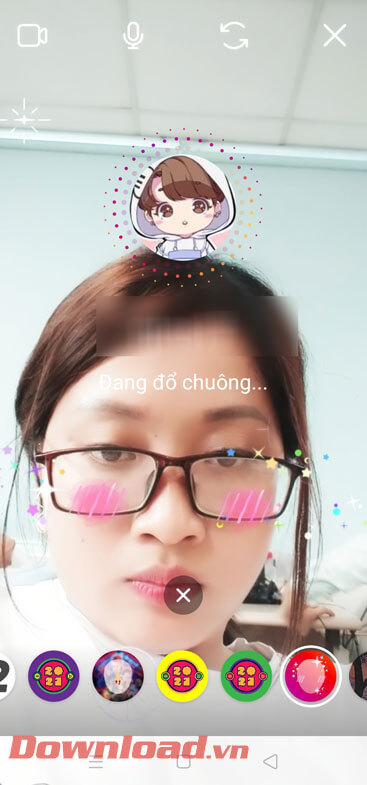 Gọi video Instagram có hiệu ứng 